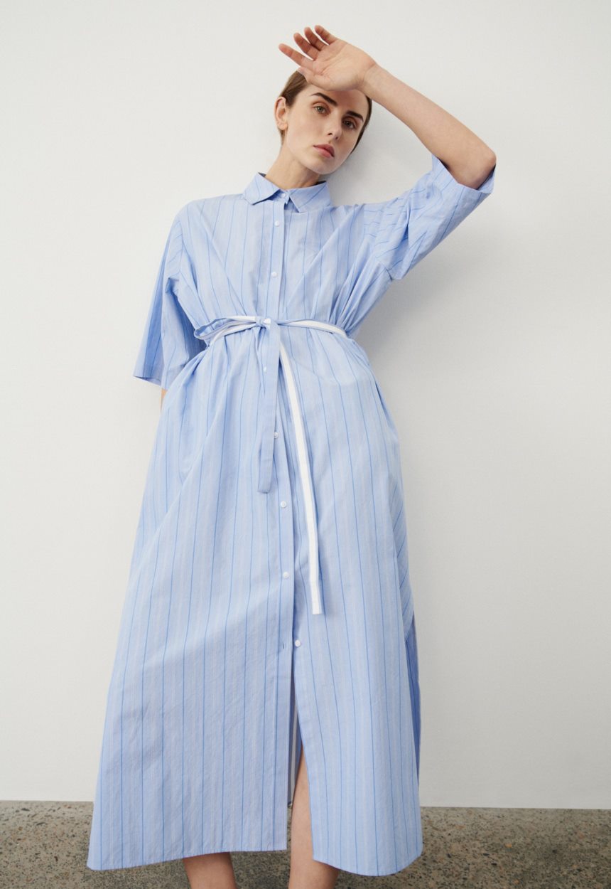 Jac + Jack Sailor Dress - Awning Stripe